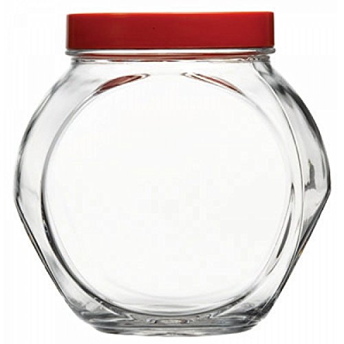 Pasabache-Glasbehälter mit 2 Liter Fassungsvermögen für Kleingeld, Süßigkeiten. Großes luftdichtes Glas für Nudeln und Zerealien. von Pasabahce