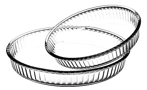 Pasabache PASABAHCE Borcam runde Auflaufform aus Glas, 2-teiliger transparenter Tisch Pasabache PASABAHCE Borcam runde Auflaufform aus Glas, 2-teiliger transparenter Tisch von Pasabahce
