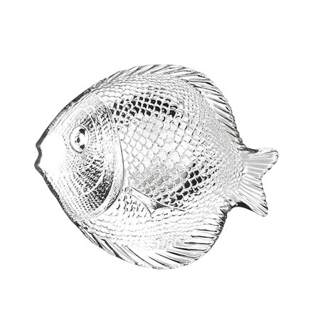 Pasabahce 10256 Marine Fisch Snackplatte, Glas, transparent, 1 Stück von Pasabahce