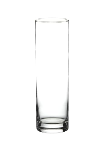 Pasabahce 43767 Flora, Glasvase, zylindrisch, 26,5 cm, Glas, durchsichtig, 26.5cm von Pasabahce