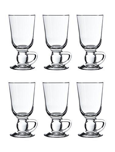 Pasabahce 44109 - Irish Coffee, Punsch, Glühwein, Heiße Schokolade Gläser, 280 ml, 6er-Set von Pasabahce