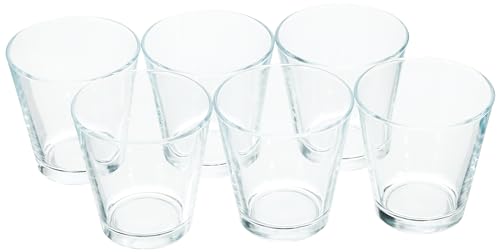 Pasabahce 52516-6er Glas-Set für Cocktails Säfte Wasser Whisky Gläser Set, 250 ml - 6 Stück von PENGO