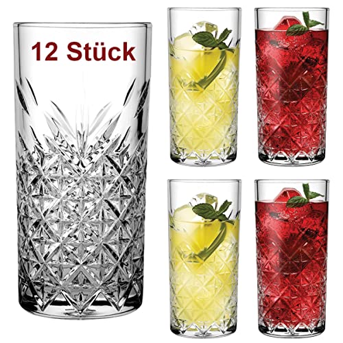 Pasabahce 52820 Timeless Longdrinkglas 300 ml, transparent, 12 Stück von Pasabahce