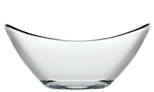 Pasabahce 53962 Gastroboutique Oval Cuisine - 6er Set Mini-Schüssel aus Glas (L 11 cm), Glas-Schälchen, Dipschale, Dessertschale, Mezeschale, Tapasschale, 6 Stück von Pasabahce