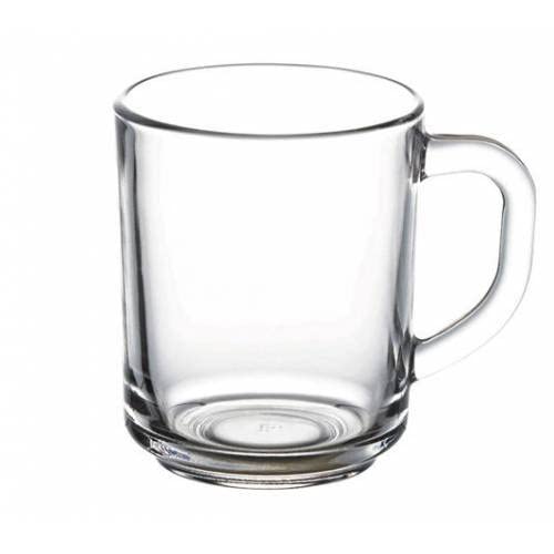 Pasabahce 55029 – Teeglas mit Henkel Pub, für Tee, Latte Macchiato, Irish Coffee, Punsch, Glühwein, Heiße Schokolade, 2er Set von Pasabahce