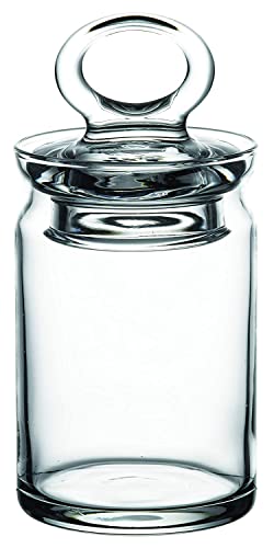 Pasabahce 95104L Glasbehälter mit Deckel 2.4 L, Glas, Transparent, 6 x 6 x 13,5 cm von Pasabahce