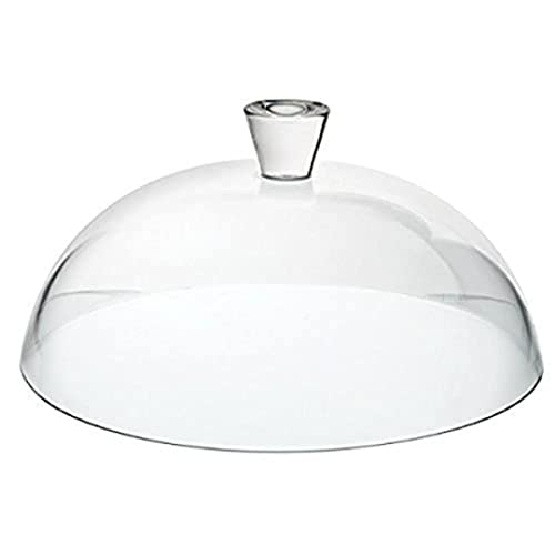 Pasabahce 95197 Patisserie Glass Dome mit Klassischer Runder Universalglocke, 30.7 cm Durchmesser, Transparent von Pasabahce