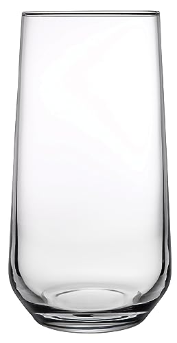 Pasabahce Allegra Universal Multi-Purpose Water Glasses Set of 6 Suitable for Wine, Juices, Soda, 470 ml (Highball) von Pasabahce