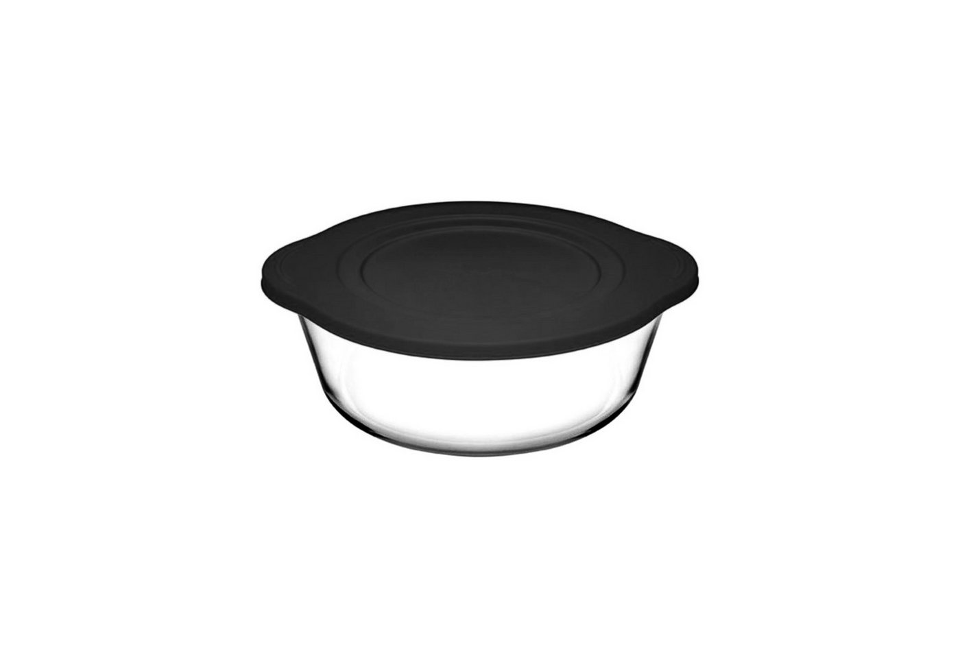 Pasabahce Backform aus Glas 2,2L mit Deckel Ideal für Kuchen, Desserts oder Ofengerichte, (1-tlg) von Pasabahce