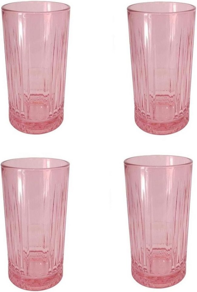 Pasabahce Cocktailglas 520015 Longdrink Glas im Retro-Design und Kristall-Look, für Cocktail von Pasabahce