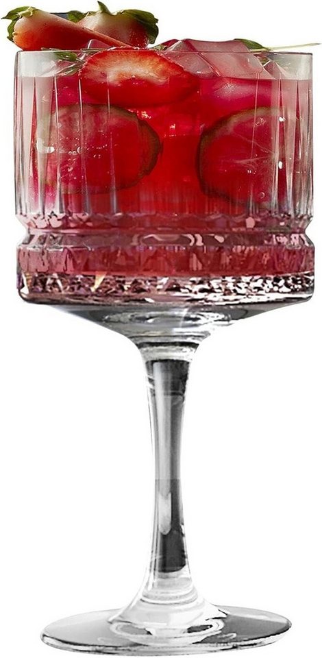 Pasabahce Cocktailglas Elysia Packung mit 4/6 Cocktailgläsern, Glas, transparent, 500 ml, Transparent von Pasabahce