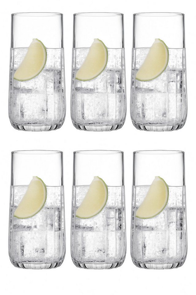 Pasabahce Gläser-Set Nova-6er, Glas, 6er Set Trinkgläser 360 ml von Pasabahce