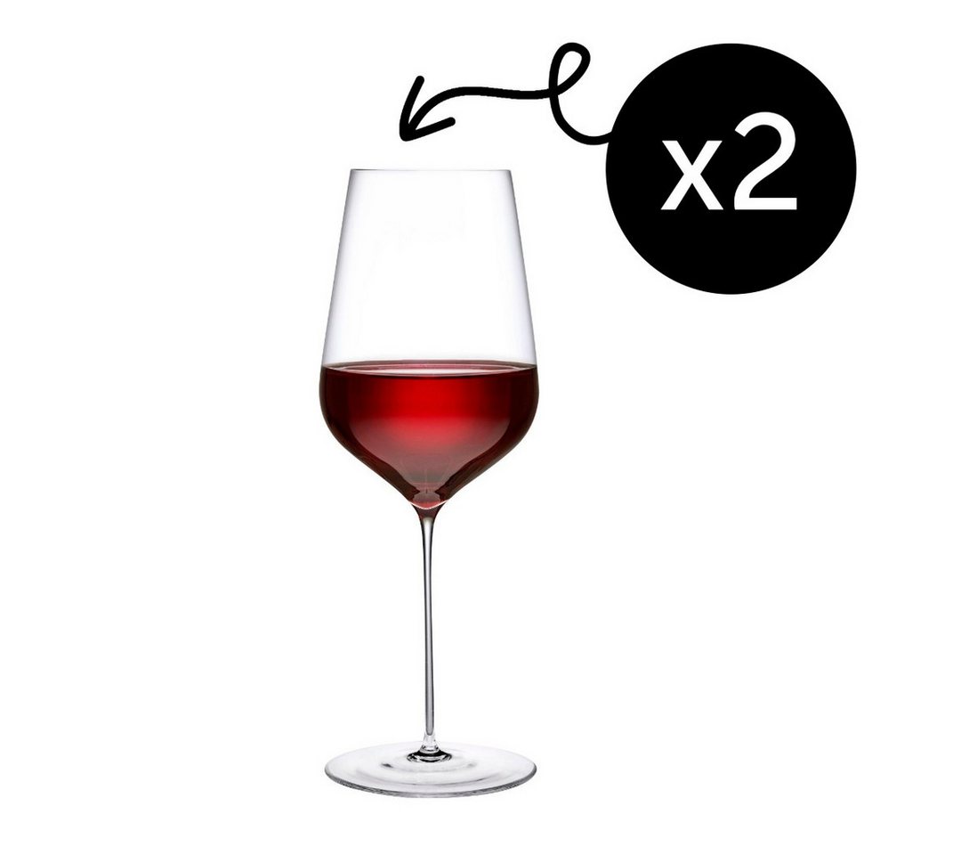 Pasabahce Gläser-Set Stem Zero Trio Rotweinglas, Kristallglas, 2er Set, 510ml, Handgefertigtes Kristallglas mit Ion Shielding Pasabahce Gläser-Set Stem Zero Trio Rotweinglas, Kristallglas, 2er Set, 510ml, Handgefertigtes Kristallglas mit Ion Shielding von Pasabahce