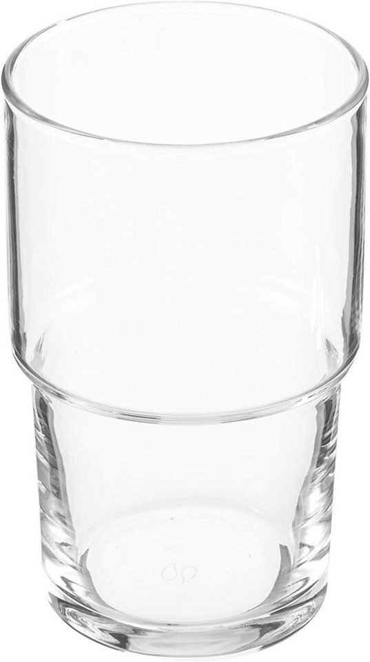Pasabahce Glas Hill Saftglas 6er 440cc Gläser-Set Trinkglas stapelbar von Pasabahce