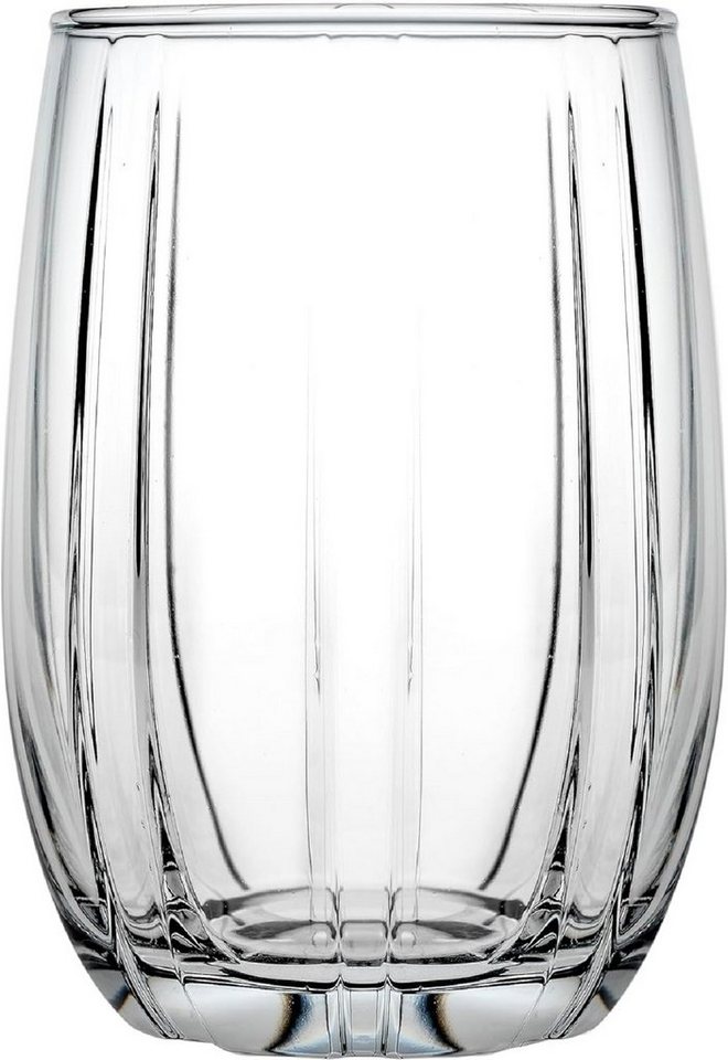 Pasabahce Glas LINKA 420302 6er Set Wassergläser Kurz Fackelglas Wasserglas 240 ml, Glas von Pasabahce