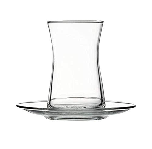 Pasabahce HEYBELI Türkische Teegläser 6 Personen Set 160 ml von Pasabahce