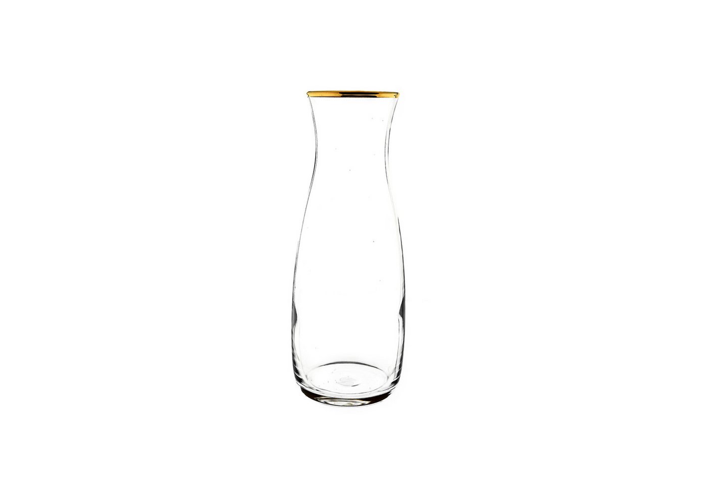 Pasabahce Karaffe Amphora Golden Touch aus Glas mit eleganter Goldumrandung – 335 ml, (1-tlg) von Pasabahce
