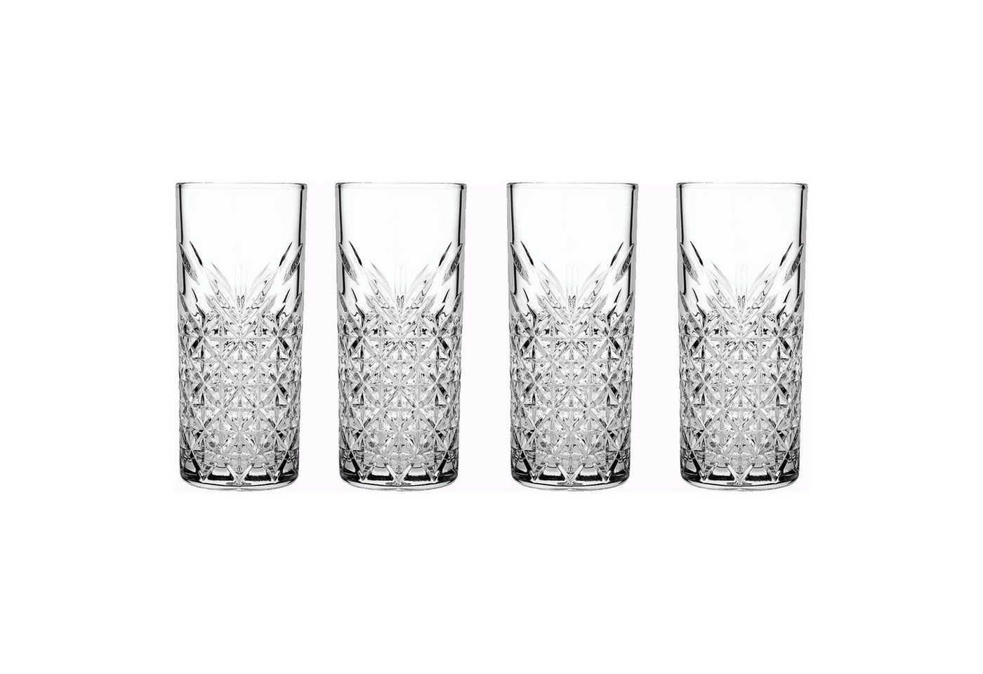 Pasabahce Schnapsglas Pasabahce 420326 Raki Gläser Trinkgläser Kristalldesign 4er-Set von Pasabahce