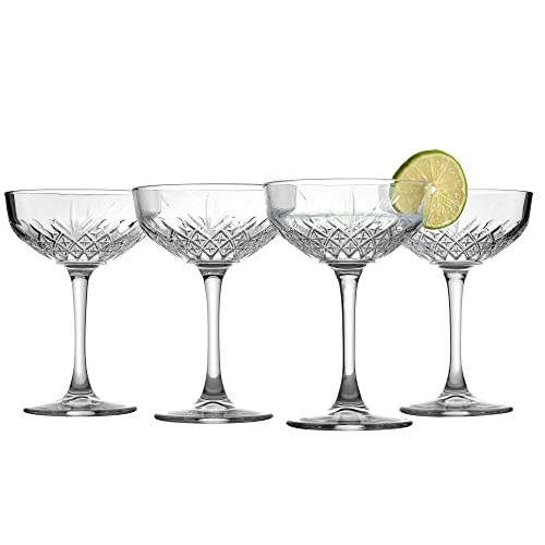 Pasabahce Glas Timeless Packung 4 Cups Champagne CL 27, 4 Einheiten, 1000 ml von Pasabahce