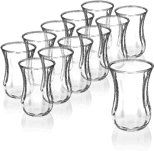 Pasabahce Türkische Teegläser Teeglas Tee Glas "Optik" 12er-Set von Pasabahce