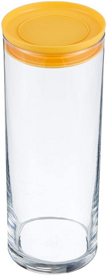 Pasabahce Vorratsdose 43756 Vorratsdosen Set aus Glas, Deckel mit Dichtung Aufbewahrungsbehälter, (2-tlg) von Pasabahce