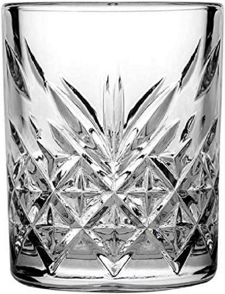 Pasabahce Whiskyglas 52780 Whisky Timeless Schnapsglas, Shotglas, Stamper, 60ml, Glas, transparent, 4er-Set von Pasabahce