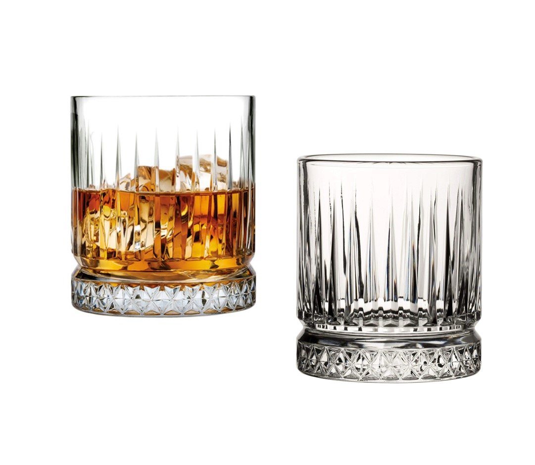 Pasabahce Whiskyglas Whiskyglas, 4-teilige Profi-Packung, Modell Elysia CL 21 Groesse cm 8,5h diam.7,3 Wassergläser von Pasabahce