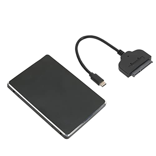 Pasamer HDD SSD-Festplattenanschluss, leicht, langlebig, 10 Gbit/s, Datenübertragung, Aluminiumlegierung, SSD-Gehäuse für Zuhause, Büro, Computer von Pasamer