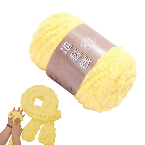 Chenille-Garndecke, Häkeldeckengarn, Polyester-Wollknäuel zum Basteln, vielfältige Verwendungsmöglichkeiten für Deckenschals, DIY-Hand von Pasbuteiy