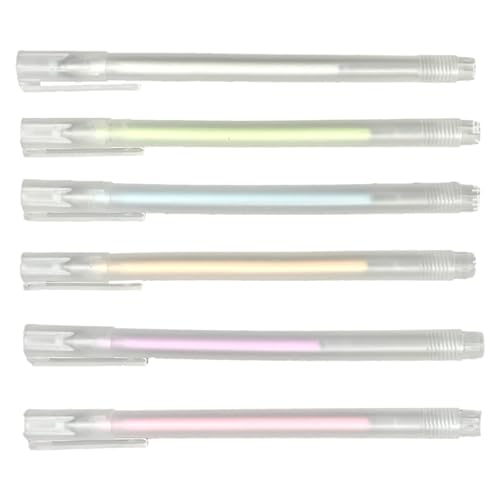 Klebestiftspender, Klebestifte zum Basteln - Easy Control Precision Schnelltrocknender Scrapbook-Klebestift,Kugelschreiber, schnell trocknender Klebestift, 6 Stück, für Scrapbooking, handgefertigtes B von Pasbuteiy