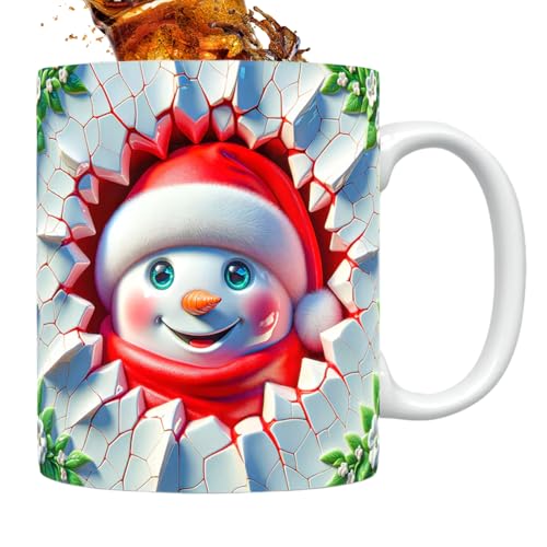 Pasbuteiy Christmas Mugs | Keramik Winter Kaffeetasse Mit Griff - 3D Design Trinkgefäß Für Tee Getränk Frauen Mädchen Festlich Geburtstag Urlaub Pasbuteiy Christmas Mugs | Keramik Winter Kaffeetasse Mit Griff - 3D Design Trinkgefäß Für Tee Getränk Frauen Mädchen Festlich Geburtstag Urlaub von Pasbuteiy