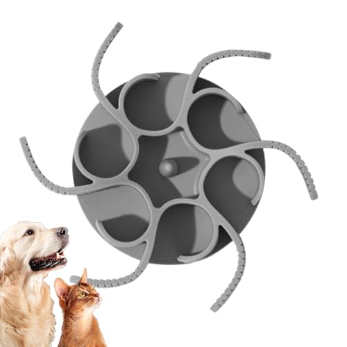 Slow Feeder, Silikon Fütterung Haustierzubehör, Puzzle Hund Slow Feeder Einsatz, Für Kleine Mittelgroße Große Hunderassen Welpen Stimulation Beschäftigung Gesunde Ernährung von Pasbuteiy