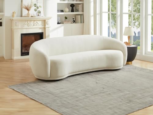 PASCAL MORABITO Sofa 3-Sitzer - Bouclé-Stoff - Beige - BOVANA von Pascal Morabito