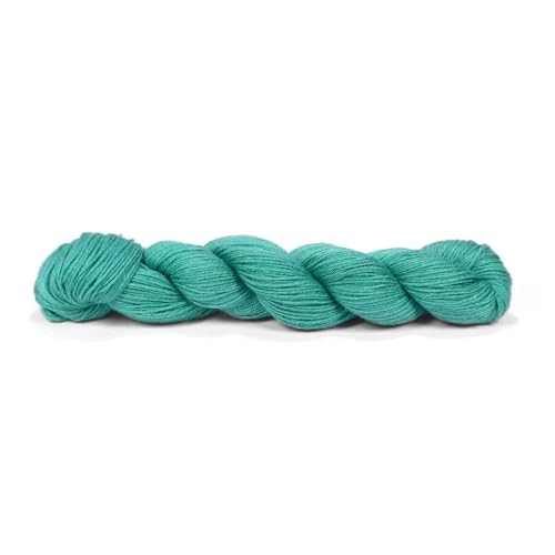 50 g Pascuali Pinta | 60% Schurwolle (Bio Merino extrafein), 20% Seide (Maulbeerseide), 20% Ramie, Farbe:Türkis 108 von Pascuali