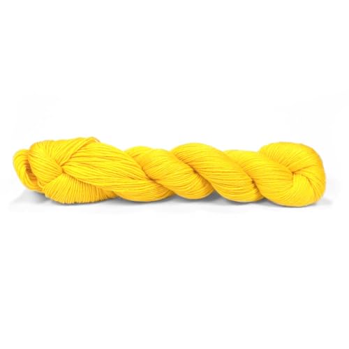 50 g Pascuali Pinta | 60% Schurwolle (Bio Merino extrafein), 20% Seide (Maulbeerseide), 20% Ramie, Farbe:Zitrone 116 von Pascuali
