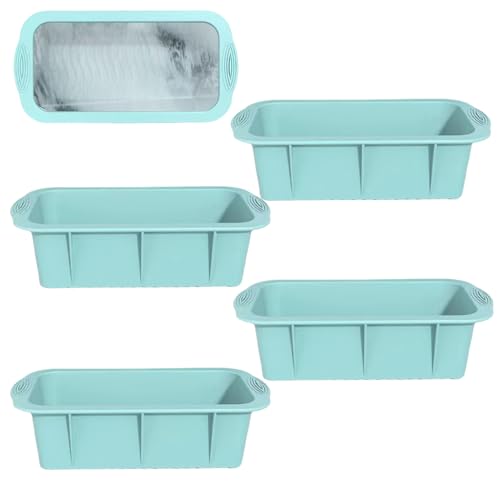 Pasdrucn 4 Stück Große Eiswürfelform Für Eisbad, 24.8x12.2x7cm Eiswürfelform Groß, Dicke Silikon Große Eiswürfelformen Eiswürfelschalen, EiswüRfelform Eisbaden FüR Kaltbad Oder KüHler (Blau) von Pasdrucn