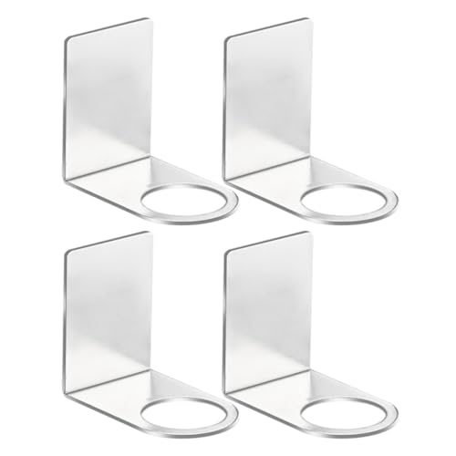 Pasdrucn Seifenspender Halter, 2.3/3.3/4cn Shampoo Halter Wandmontage, Wandmontage Seifenspenderständer, Shampoo Halter Haken, Seifenspender Halterung Hängend Für Küche, Bad (Silber,2.7cm) von Pasdrucn