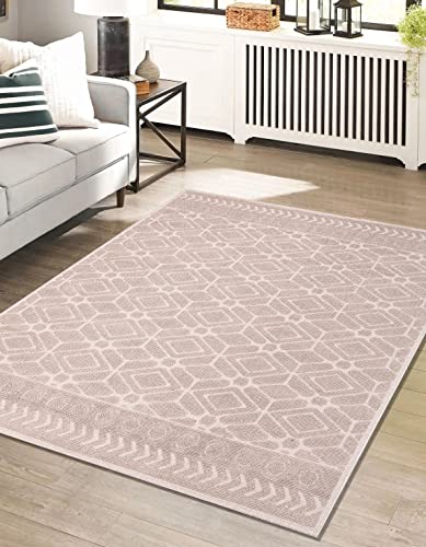 Pasha Home Teppich Läufer 160 x 230 cm Autumn Braun/Boho Teppich aus Baumwolle/weicher Teppich Boho Style/moderner Teppich Läufer für Badezimmer, Küche, Wohnzimmer oder Küche von Pasha Home