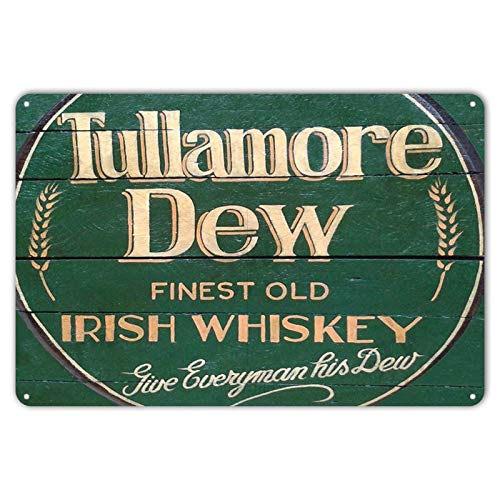 Retro Metall Aluminium Blechschild Tullamore Dew Irish Whiskey Logo Retro Wanddekoration Bar Club Man Cave Metall Blechschild 14 x 20 cm Bar Schild Wandkunst dekoratives Schild Retro Metall Aluminium Blechschild Tullamore Dew Irish Whiskey Logo Retro Wanddekoration Bar Club Man Cave Metall Blechschild 14 x 20 cm Bar Schild Wandkunst dekoratives Schild von Paskond