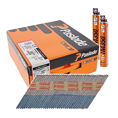 Paslode Pas141235 Timco Nagel, gerader Schaft, feuerverzinkt, 3,1 mm x 90 mm, 1 x 2200 von Paslode