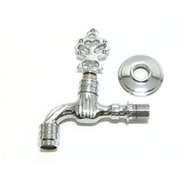 Handgefertigter Ottoman-Wasserhahn Aus Verchromtem Messing Mit Luftsprudler Handgefertigter Ottoman-Wasserhahn Aus Verchromtem Messing Mit Luftsprudler von PasoVintage