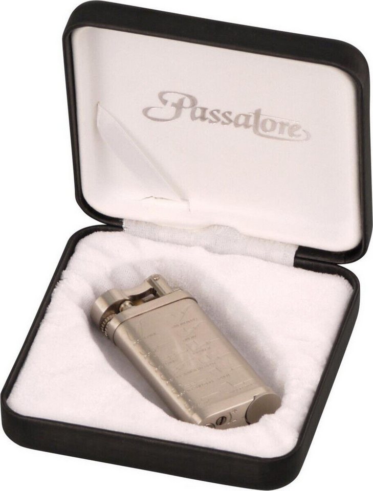 Passatore Feuerzeug Leonard Shapes Chrome nachfüllbar Pfeife schräge Flamme Passatore Feuerzeug Leonard Shapes Chrome nachfüllbar Pfeife schräge Flamme von Passatore