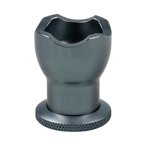 Passatore Zigarrenbänkchen aus Metall, eloxiert grau mit Piercer Passatore Zigarrenbänkchen aus Metall, eloxiert grau mit Piercer von Passatore