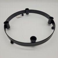 Kerzenhalter Adventskranz Spitzkerzenhalter Schwarz Metall Schlicht Wohndeko Kerzenhalter Adventskranz Spitzkerzenhalter Schwarz Metall Schlicht Wohndeko von PassiFloraTrends