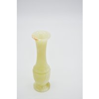 Kleine Onyx Vase, 7'' Blumenvase, 90Er Jahre Dekor, Wohnkultur, Vintage Stein Vase, Retro-Dekor, Blumenarrangement, Blumendekor von PastQuality