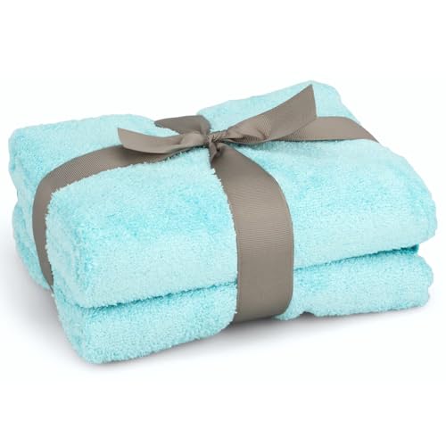 PASTACLEAN 2er Set Badetuch 70 x 140 cm, Duschtuch Geschenk Set, Premium 100% Mikrofaser Badetücher/Dusch-Handtuch Set, antibakteriell, super soft, super saugstark, Sand- und schmutzabweisend (Türkis) PASTACLEAN 2er Set Badetuch 70 x 140 cm, Duschtuch Geschenk Set, Premium 100% Mikrofaser Badetücher/Dusch-Handtuch Set, antibakteriell, super soft, super saugstark, Sand- und schmutzabweisend (Türkis) von Pastaclean