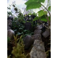 Winzige Mini-Laufsteg Trittsteine Weg Zement Topf Pflanze Terrarium Dekorationen von PastelAlienShop