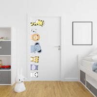 Wandtattoo Tiere, Kinderzimmer, Wandbild Safari, Abziehbilder Für Kinder, Geschenk Kinder von PastelArtPrintables