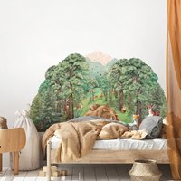 Wandtattoo Wald/Wald Baum Kinderzimmer Dekor Übergroßer Aufkleber von Pastelowelove