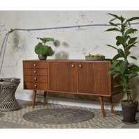 Edle Braune Kommode Mit Knaufgriffen von PastformFurniture